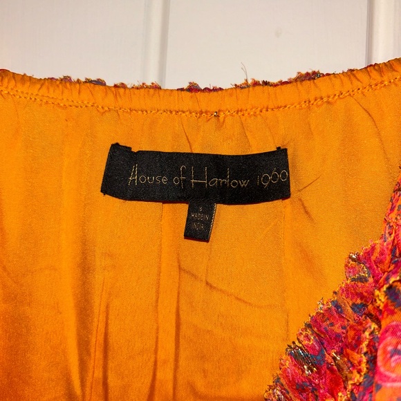 Revolve House of Harlow 1960 orange maxi dress NWT size S - Picture 4 of 5